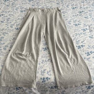 Aerie oversized wide leg flowy sweatpants